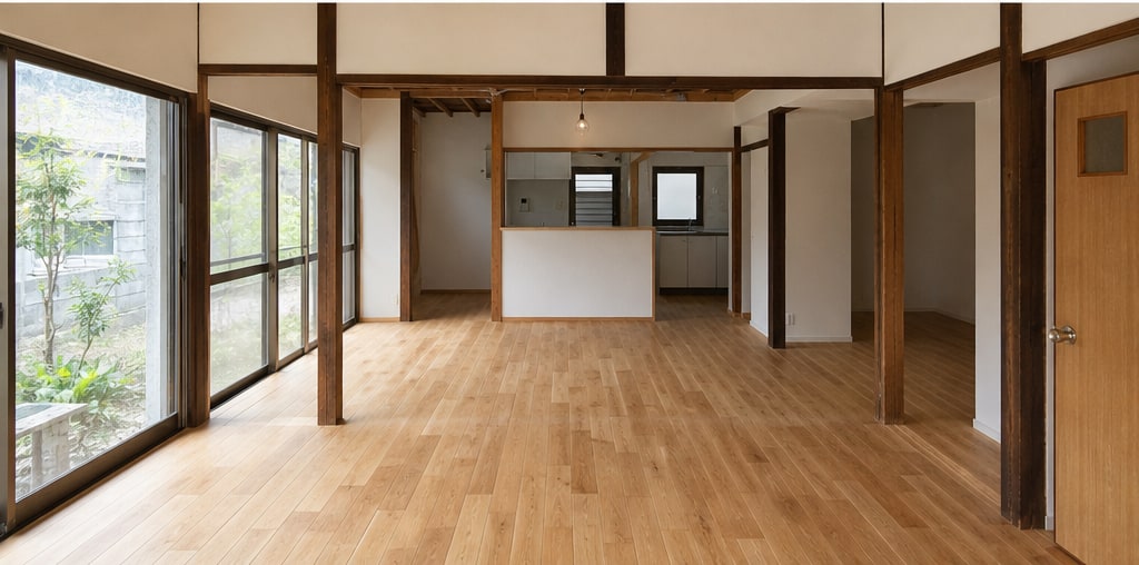 同じ住まいの全面改修後
