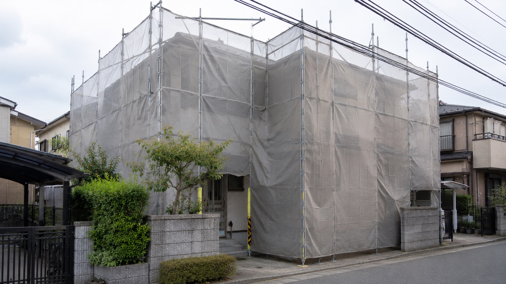 関東外壁塗装の現場